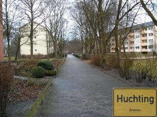 Vom Ende der Bredaer Straße auf dem Fußweg zur Delfter Strße